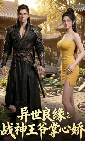 短剧《异世良缘之战神王爷掌心娇》海报