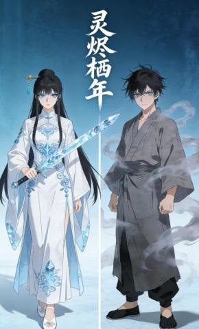 短剧《灵烬栖年》海报