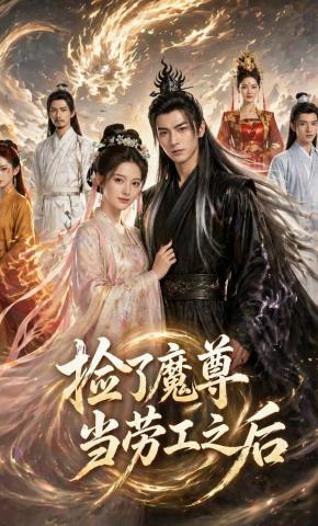 短剧《捡了魔尊当劳工之后》海报