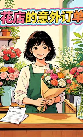 短剧《花店的意外订单》海报