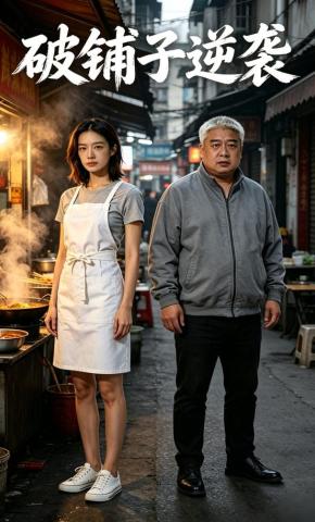短剧《破铺子逆袭》海报