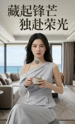 短剧《藏起锋芒，独赴荣光》海报