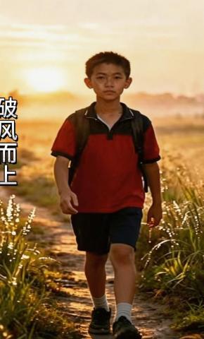 短剧《破风而上》海报