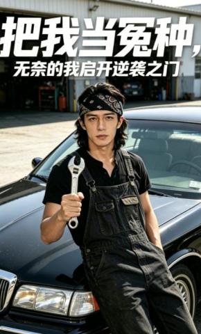 短剧《把我当冤种，无奈的我启开逆袭之门》海报