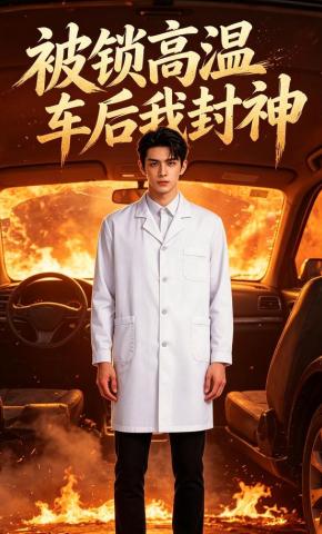 短剧《被锁高温车后我封神》海报