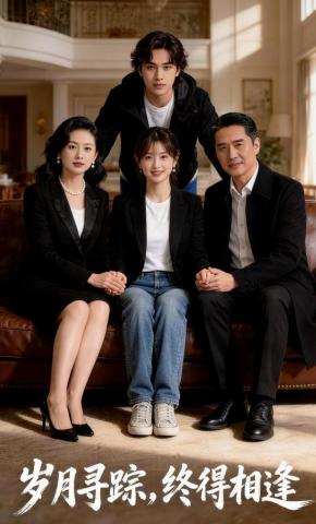 短剧《岁月寻踪，终得相逢》海报