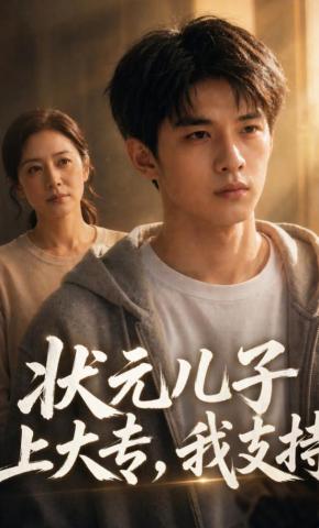 短剧《状元儿子上大专，我支持》海报