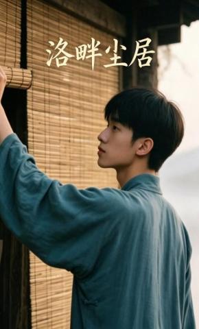 短剧《洛畔尘居》海报