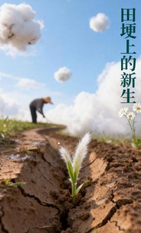 短剧《田埂上的新生》海报