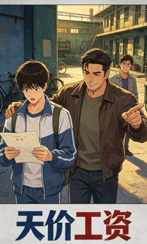 短剧《天价工资》海报