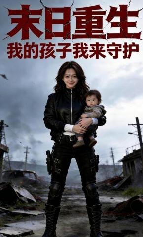 短剧《末日重生：我的孩子我来守护》海报