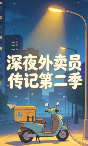 短剧《深夜外卖员传记第二季》海报