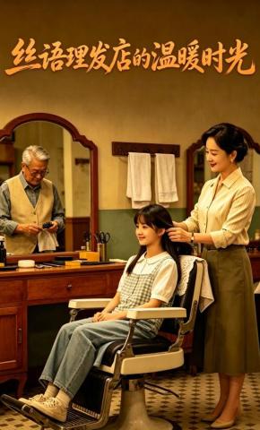 短剧《丝语理发店的温暖时光》海报