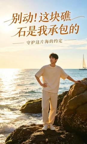 短剧《别动！这块礁石是我承包的》海报