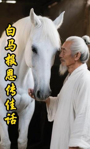 短剧《白马报恩传佳话》海报
