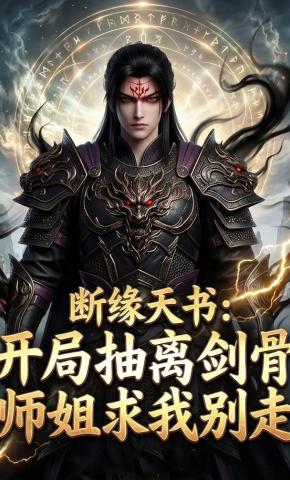 短剧《断缘天书：开局抽离剑骨，师姐求我别走》海报