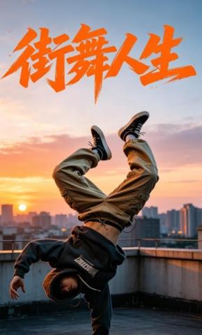 短剧《街舞人生》海报