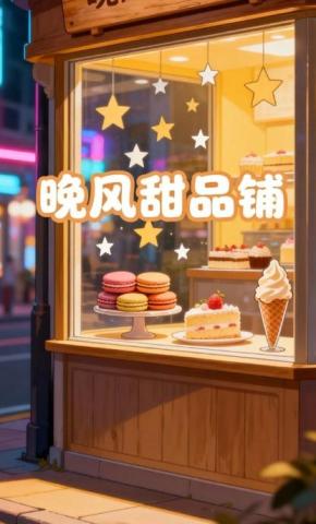 短剧《晚风甜品铺》海报