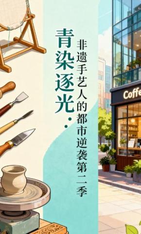 短剧《青染逐光：非遗手艺人的都市逆袭第二季》海报