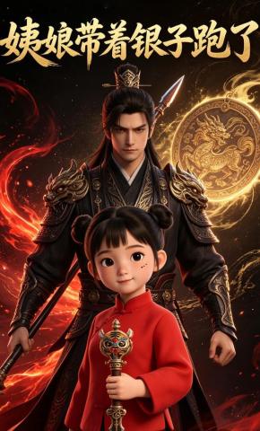 短剧《姨娘带着银子跑了》海报