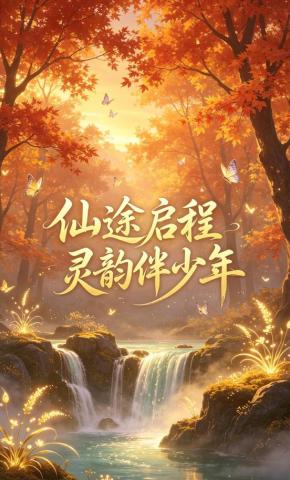 短剧《仙途启程灵韵伴少年》海报