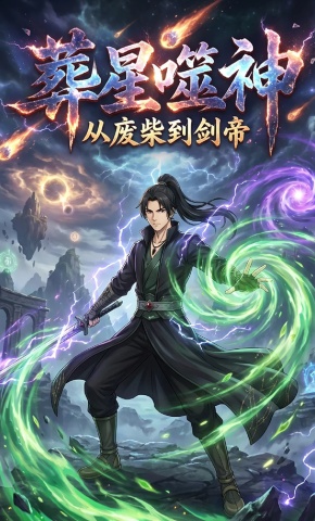 短剧《葬星噬神，从废柴到剑帝！》海报
