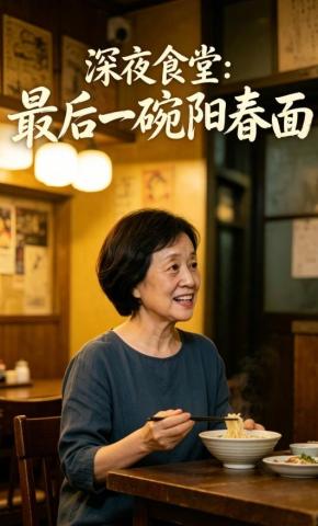 短剧《深夜食堂：最后一碗阳春面》海报