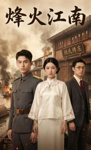 短剧《烽火江南》海报