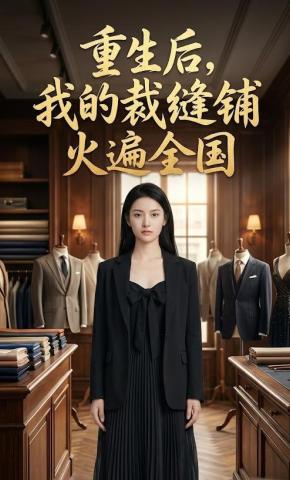 短剧《重生后，我的裁缝铺火遍全国》海报