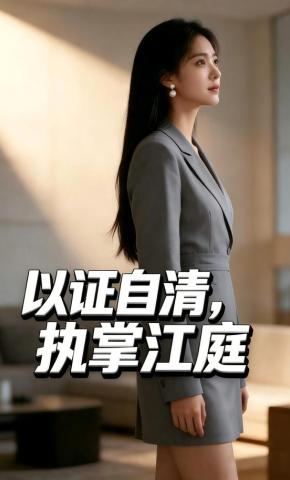 短剧《以证自清，执掌江庭》海报