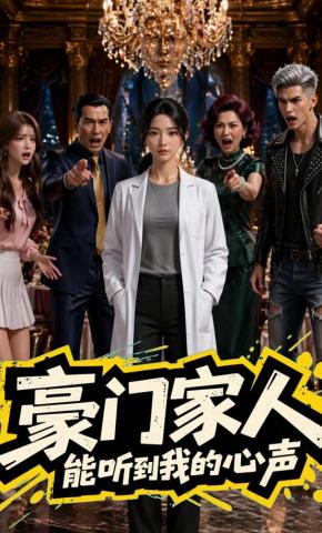 短剧《豪门家人能听到我的心声》海报