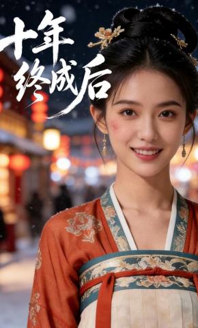 短剧《十年终成后》海报