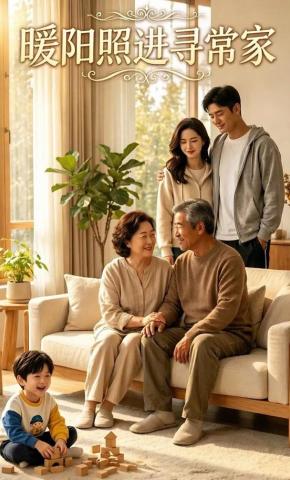 短剧《暖阳照进寻常家》海报