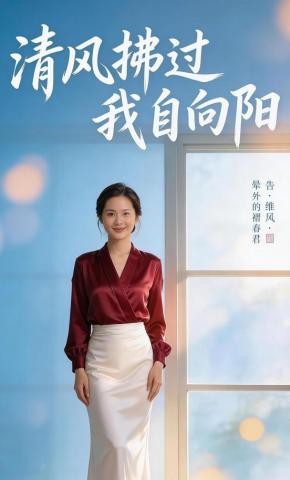 短剧《清风拂过我自向阳》海报