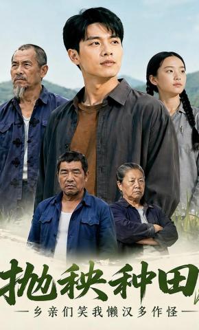 短剧《抛秧种田，乡亲们笑我懒汉多作怪》海报