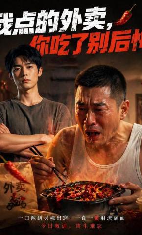 短剧《我点的外卖，你吃了别后悔》海报