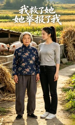 短剧《我救了她，她举报了我》海报