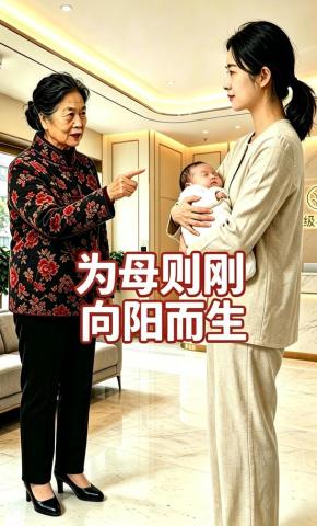 短剧《为母则刚向阳而生》海报