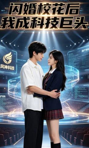 短剧《闪婚校花后我成科技巨头》海报