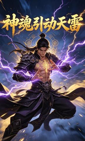 短剧《神魂引动天雷》海报