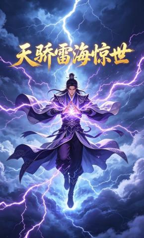 短剧《天骄雷海惊世》海报