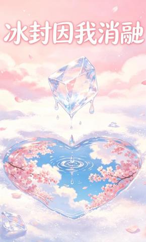短剧《冰封因我消融》海报