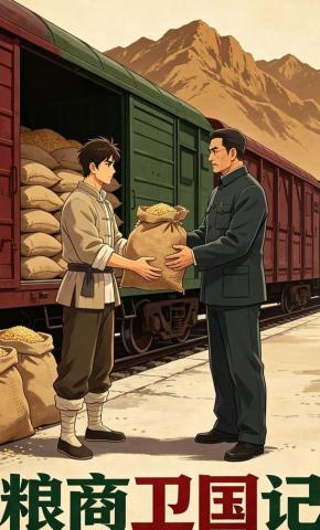 短剧《粮商卫国记》海报