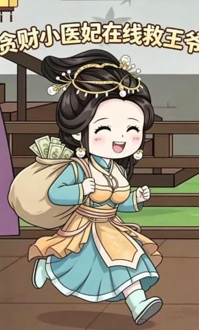 短剧《贪财小医妃在线救王爷》海报