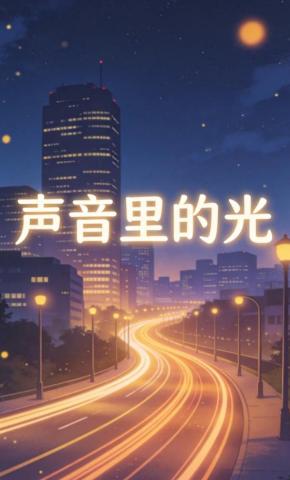 短剧《声音里的光》海报