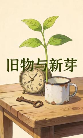 短剧《旧物与新芽》海报