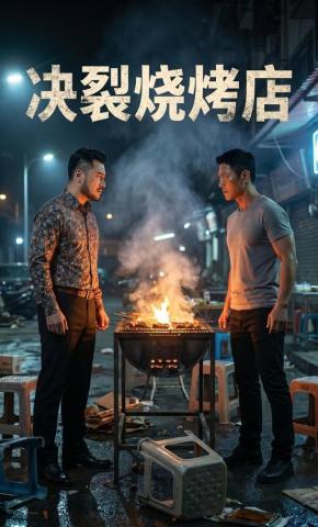 短剧《决裂烧烤店》海报