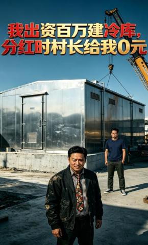短剧《我出资百万建冷库，分红时村长给我0元》海报