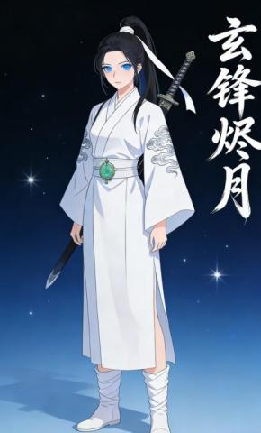 短剧《玄锋烬月》海报