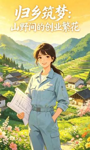 短剧《归乡筑梦：山野间的创业繁花》海报